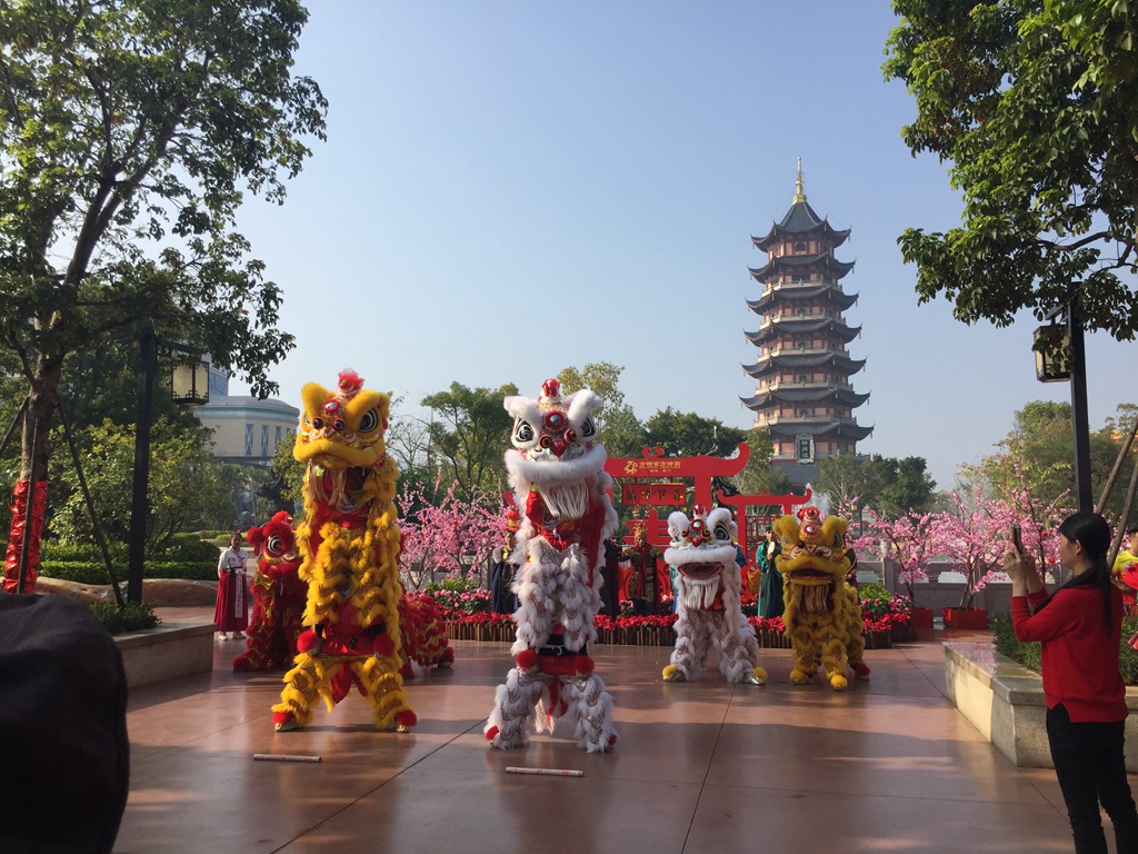 景区舞狮